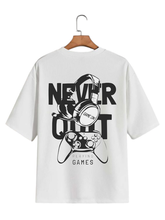 Oversize T-shirt Never Quit
