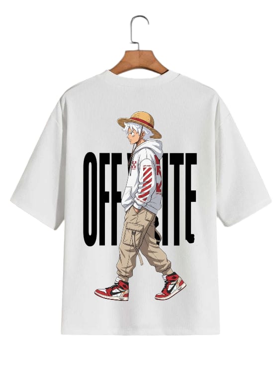 Premium Oversize T-shirt off white LUFY