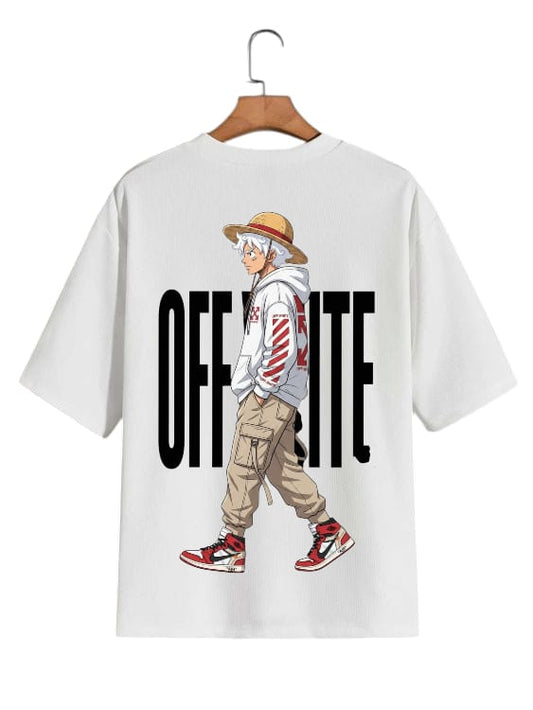 Premium Oversize T-shirt off white LUFY