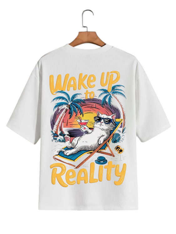 Premium Oversize T-Shirt WAKE UP REALITY