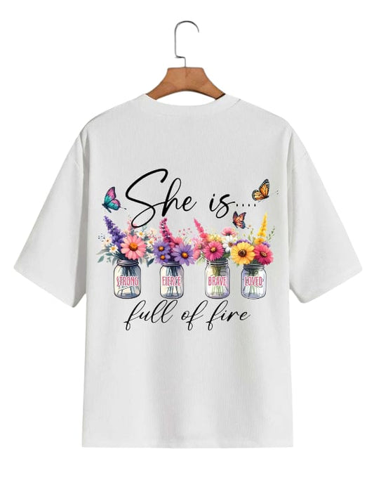 Premium Oversize T-shirt She is